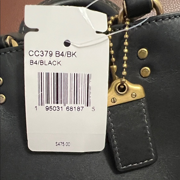 Coach Black Studded Women's Mini Bag - Picture 3 of 12
